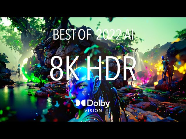 8K HDR AI Digital Art ｜🏆 Best of 2022 AI Animations ｜ Dolby Vision™｜ Micro LED | Vision Pro