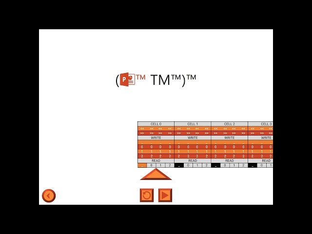 On The Turing Completeness of PowerPoint (SIGBOVIK)