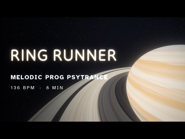 Ring Runner | Melodic Progressive Psytrance (136 BPM) | Saturn's Rings Visuals