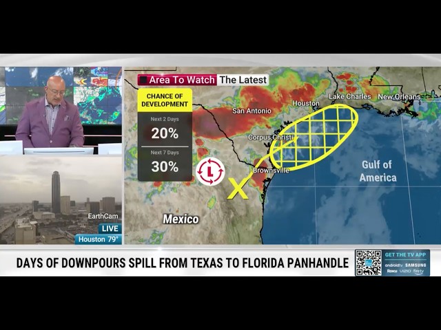 Life-Threatening Flash Flooding Threatens Texas & Gulf Coast | Jim Cantore Explains