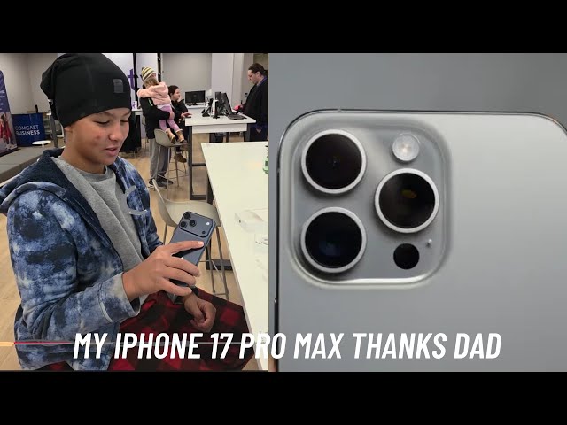 iPhone 17 Pro Max surprise gift | Pure joy reaction POV