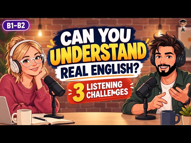How Good Is Your English Listening? 🎧 | Real English Conversation Challenge | English Podcast