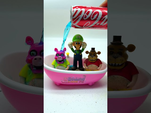 Unboxing and Review Super Mario Bros - MARIO vs Golden Freddy Fun ASMR Video #mario #toys