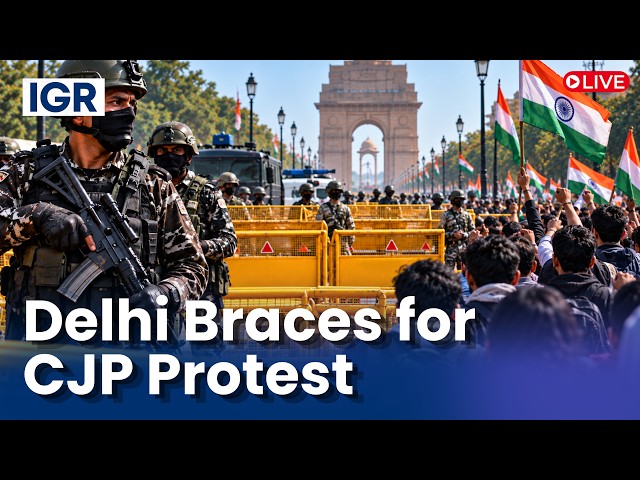 CJP Protest LIVE: Heavy Security in Delhi Ahead of Cockroach Janta Party's Protest | IGR