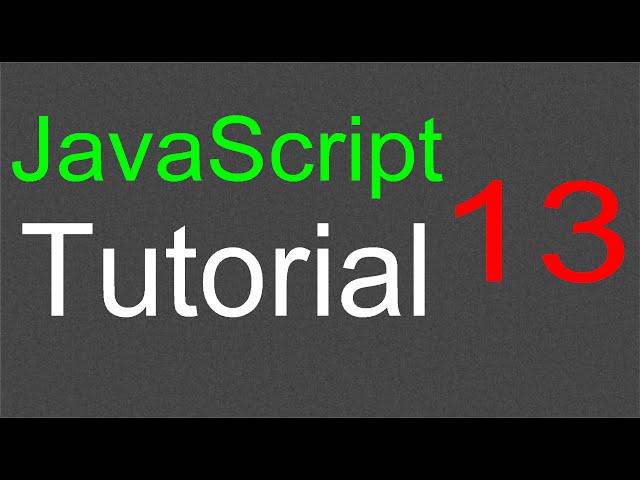 JavaScript Tutorial for Beginners - 13 - Function and if statement