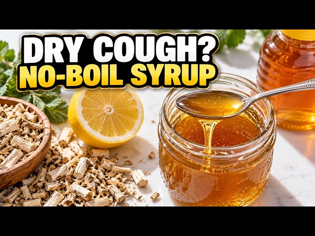 Marshmallow Root Cough Syrup for Dry Cough (No-Boil Recipe)