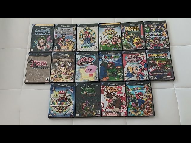 My Nintendo GameCube games collection