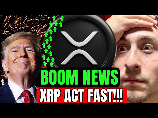 XRP It's 6% NOW! VERY BIG THINGS Coming says TRUMP!!!