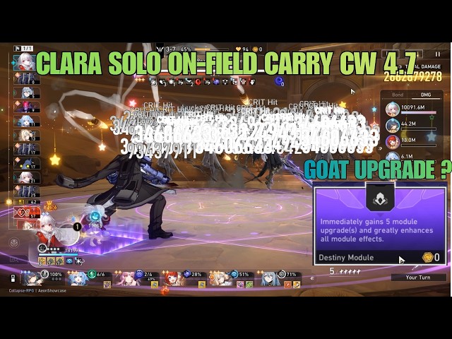 Clara On-Field solo SSS currency war 4.7 - Honkai: Star Rail