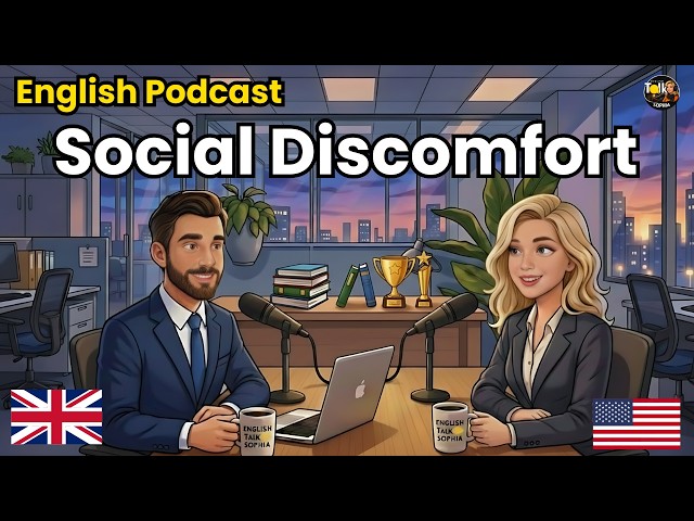 How to Talk About Social Discomfort in English | English Conversation Practice