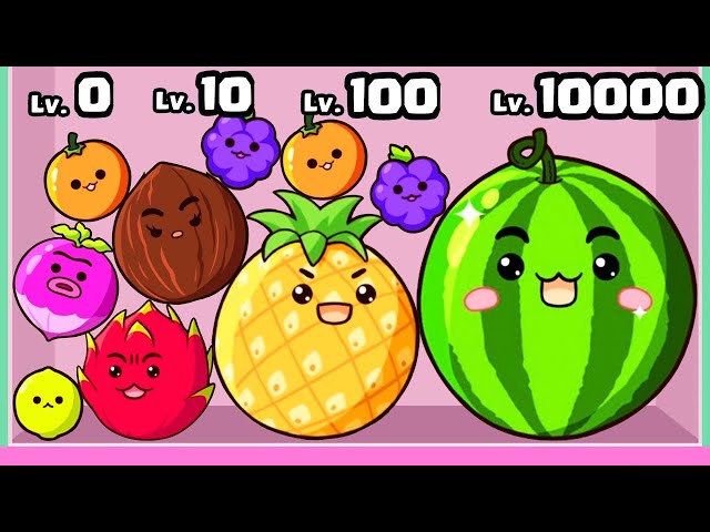 🍓 Crazy Fruit Merge Challenge! 🔥