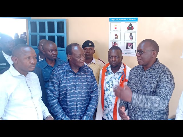 Live now  Emmukunzi Health Centre Governor Ottichilo today officially handing over to the community