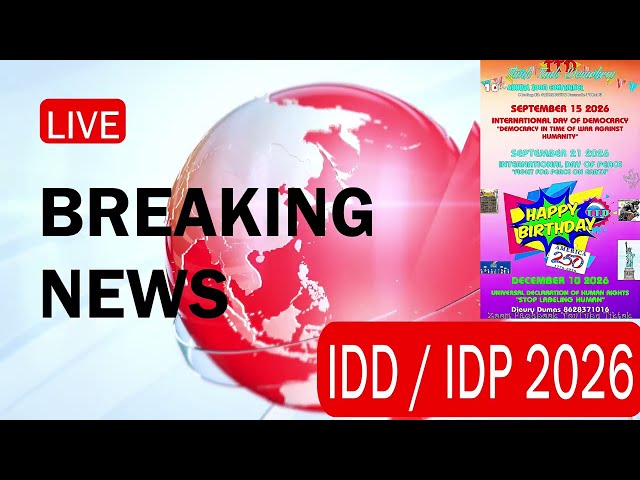 International Day of Democracy - International Day of Peace 2026 THINK TANK DEMOKRAT