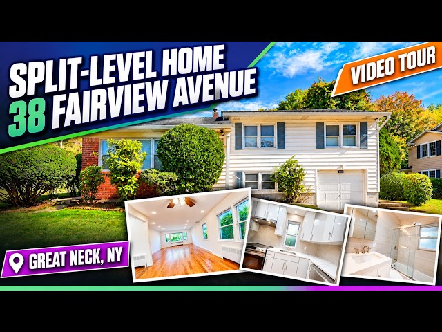Bright Great Neck Home Tour | Kitchen, Lower Level & Yard | 38 Fairview Avenue | Unstinted Views