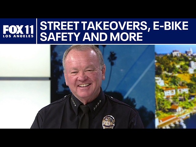 LAPD Chief McDonnell talks street takeovers, safety and more