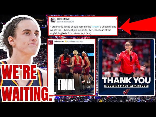 Caitlin Clark Fans WAITING for "THANK YOU" Stephanie White Notification! Fever Media SLAMS Fans!