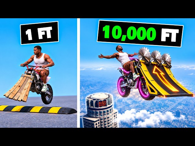 Every Time I Crash, My RAMP Bike JUMPS HIGHER in GTA 5!