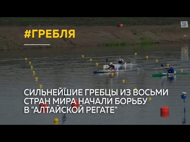 Сильнейшие гребцы из восьми стран мира начали борьбу в "Алтайской регате"