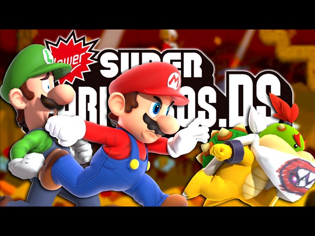 Mario Plays: NEWER SUPER MARIO BROS DS!!! (FT. LUIGI!!)