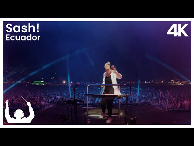 SYNTHONY - Sash! 'Ecuador' (Live at The Auckland Domain 2024) | ProShot 4K
