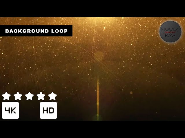 Golden Particle Flow 4K Visual Loop (Silent) | Atmospheric Luxury Background | Seamless Loop