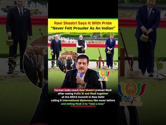 🇮🇳 Ravi Shastri’s Powerful Message for PM Modi!