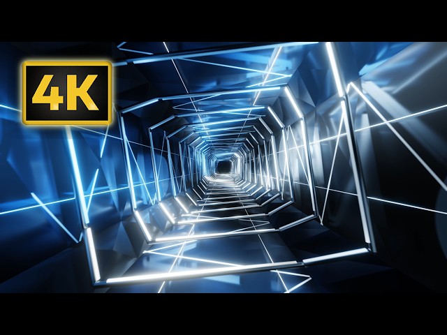 4K BACKGROUNDS Colorful Loop 4 Hours Screensaver Opaline Polar Silver ABSTRACT No Sound