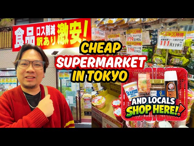 Cheap Japanese Groceries in Tokyo! Hidden Maruyasu Supermarket Tour