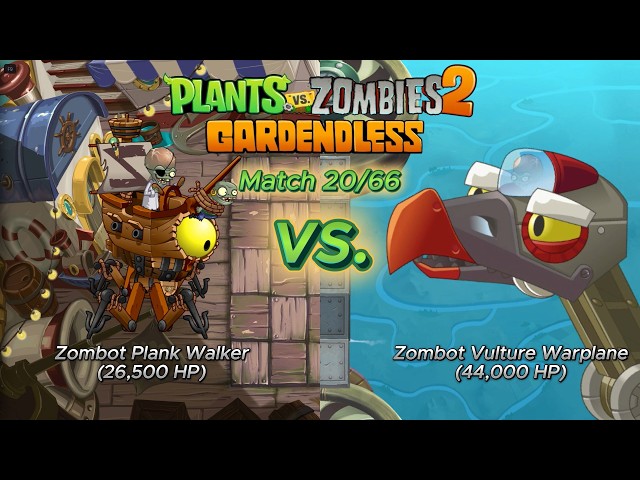 Zombot Plank Walker vs. Zombot Vulture Warplane | Zombot Tournament - Match 20/66