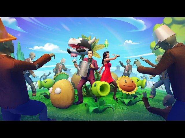 The Sims FreePlay: Plants vs. Zombies vs. The Sims