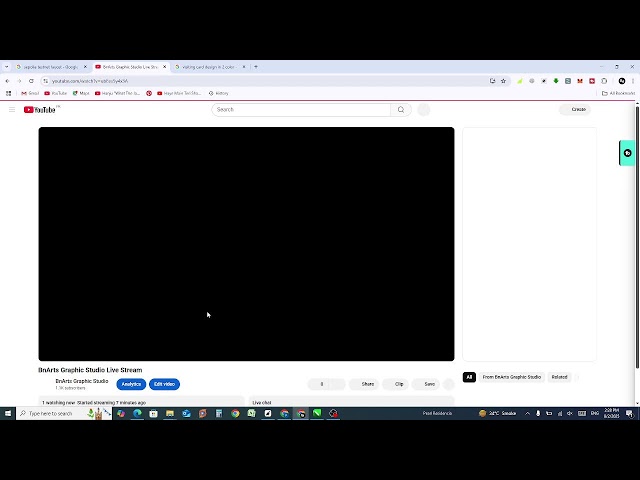 BnArts Graphic Studio Live Stream