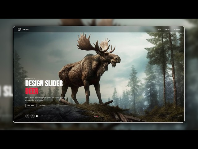 ⚡ Animated Hero Image Slider with HTML, CSS & JavaScript 🚀