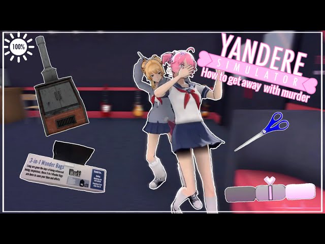 How to get away with murder in yandere simulator #yanderesimulator #yandere