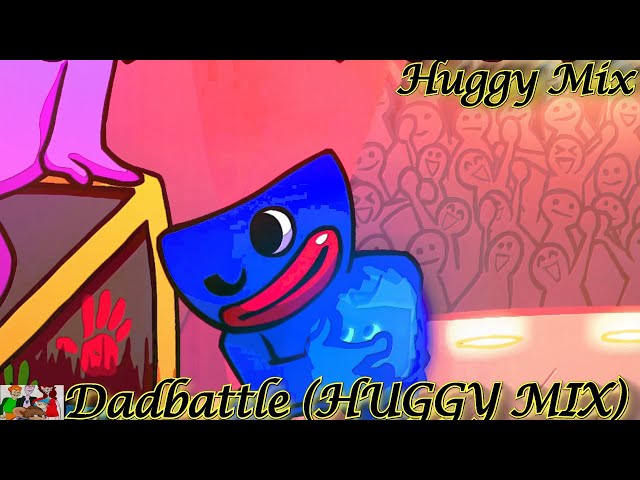 Friday Night Funkin' Huggy Mix (#huggywuggy #fnfmod) Daddy Dearest VS Huggy in Dadbattle (HUGGY MIX)
