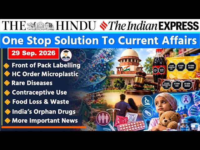 The Hindu Newspaper Analysis Today | 29th September 2026 | Indian Express News | Editorial Analysis