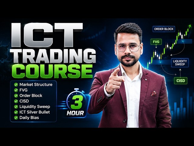 Master ICT + SMC Trading in 3 Hours | Full ADVANCE Trading Course | ICT Trading | SMC Trading