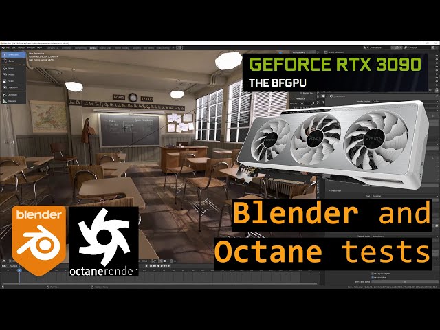 NVidia RTX 3090 performance in Blender and Octane Render