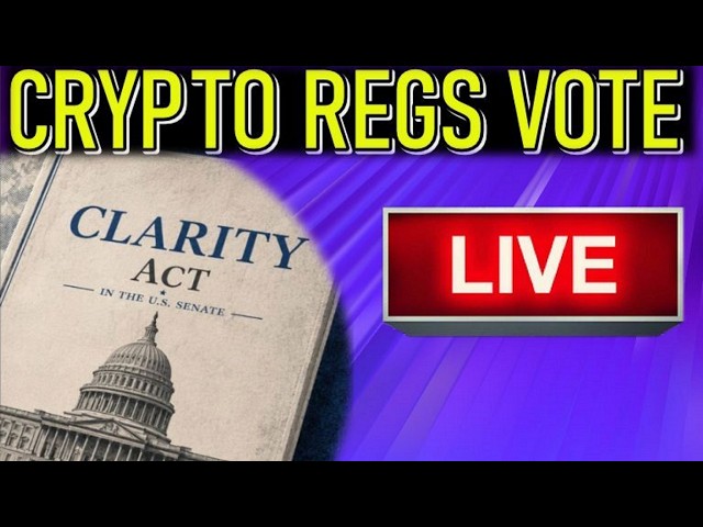 🔥CLARITY ACT VOTE🔥CRYPTO MARKET REACTION🔥