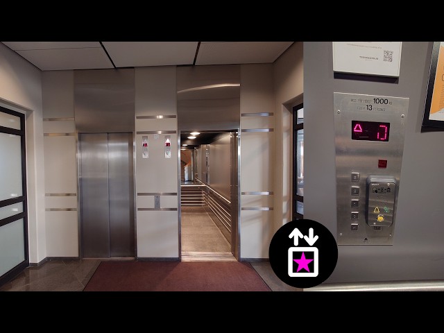 Stockholm, SWE: 1993 Thyssen Traction Elevators at Technopolis | Kronborgsgränd 7, Kista