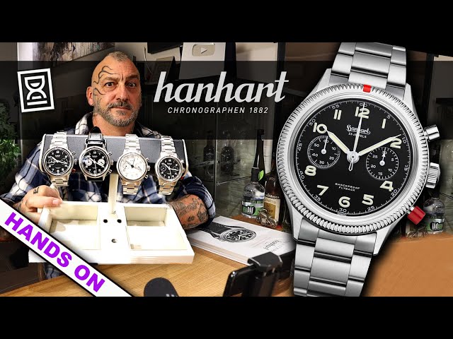 Presentazione di 4 cronografi Hanhart e il nuovo 417 ES Heritage