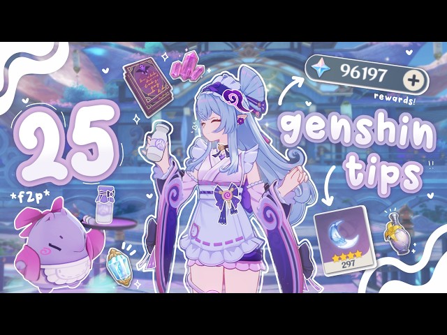 25 Genshin Tips Every Player Should Know! 🥛♡ .⊹| Genshin Impact