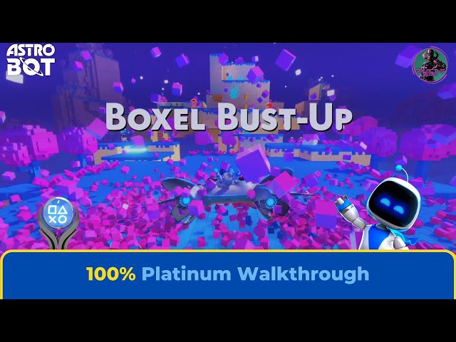 Astro Bot: Boxel Bust-Up Platinum Walkthrough [4K]