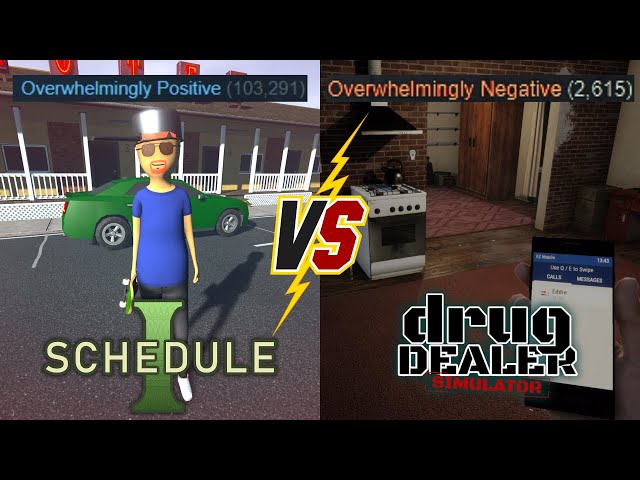 Let's Compare Schedule 1 and Drug Dealer Simulator