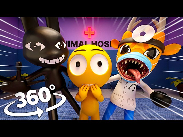 Аномалия в ветеринарной клинике 360° — ГРУСТНАЯ ИСТОРИЯ РАТТИНЫ — Анимация Roblox | VR 4K