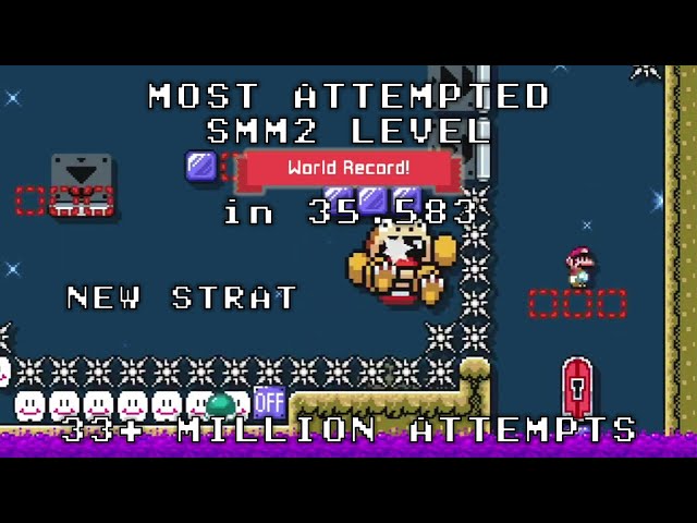[SMM2] Hot Sponge by Ryukahr (Most Attempted Level) in 35.583 [WR]