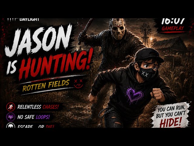 Dead by Daylight Trying to fail so hard hiding from Jason in the fields