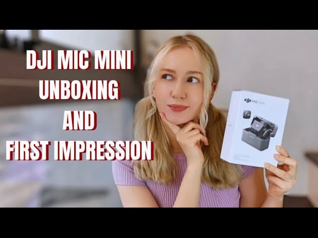 DJI Mic Mini Unboxing & First Impression + Sound Test