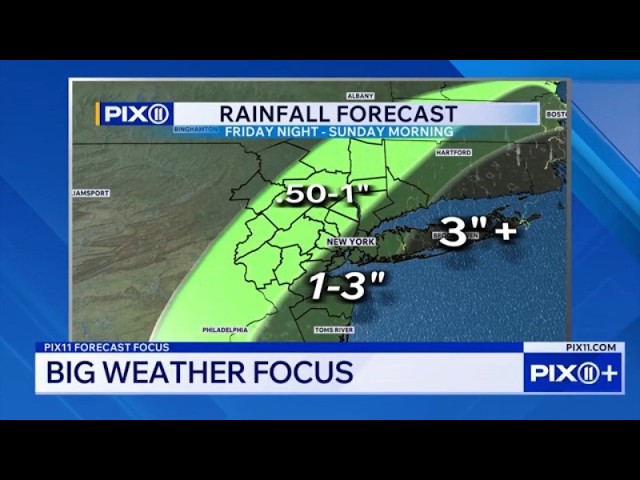 Nor’easter Forecast: How Close Will the Weekend Storm Get to NYC? | PIX11 Forecast Focus