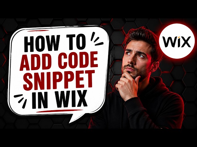 How to Add a Code Snippet in Wix