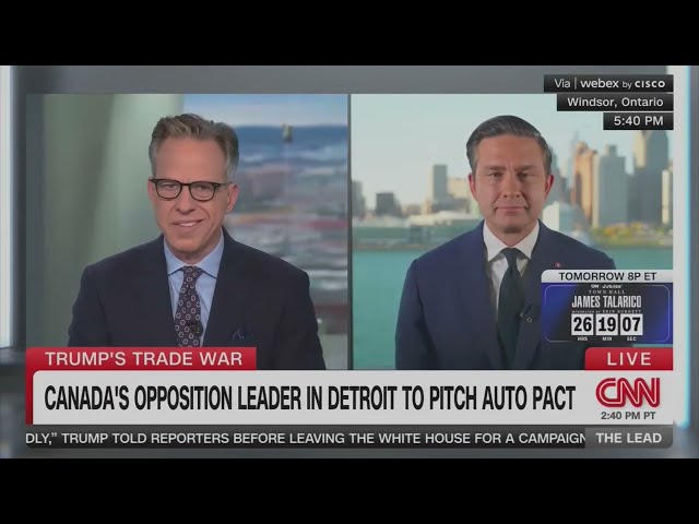 On CNN today with Jake Tapper to fight for a Tariff-Free 🇨🇦🇺🇸 Auto Pact.